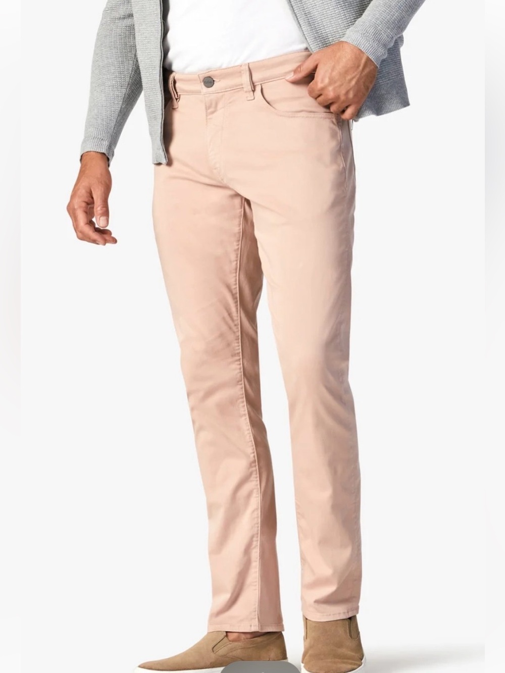 NWT 34 Heritage Courage Men's Straight Leg Pants in Rose W32 x L34